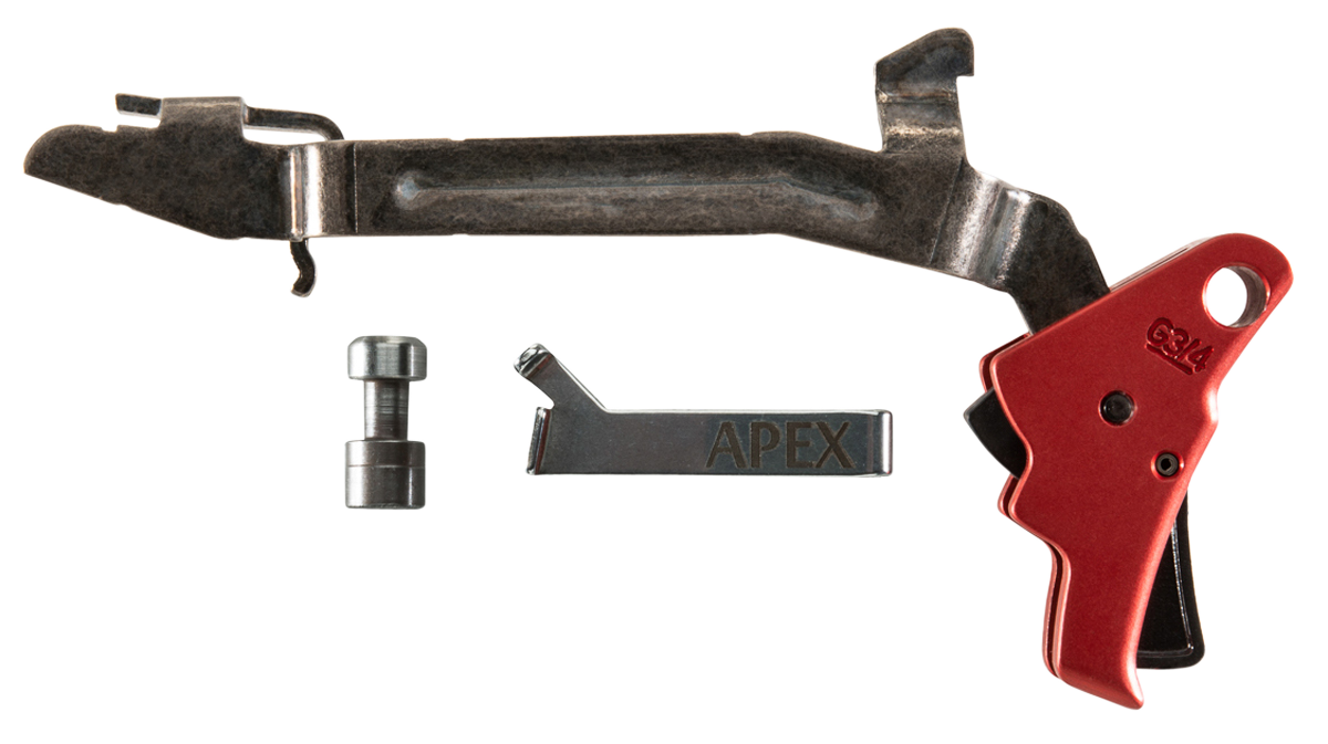 Apex Tactical Specialties Action Enhancement, Apex 102155   Glk Actn Enhncmnt Trig Kit    Red
