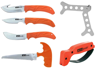 Accusharp Game Processing Kit - Complete 9-piece Kit W/hd Case