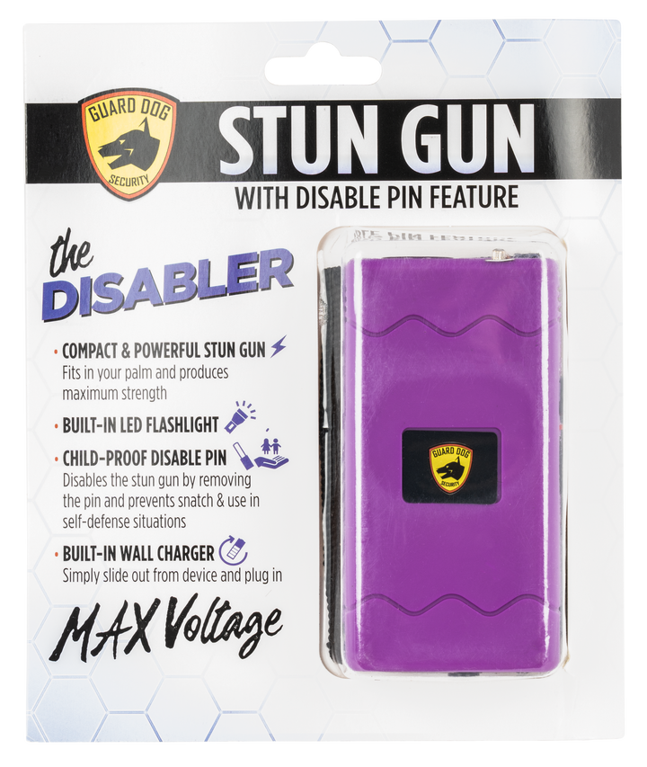Guard Dog Disabler, Gdog Sdgddhvpr  Disabler Stun Gun/flashlight Purpl