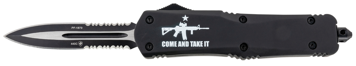 Templar Knife Come And Take It Ar-15, Temp Lar15431 Lrg   C& Take It Ar15  Dagger Ser Bk