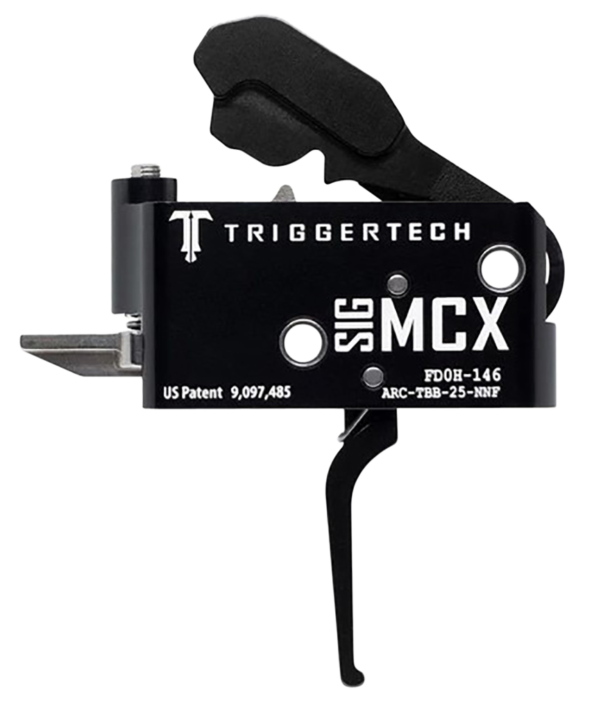 Trigger Tech Sig Mcx Two Stage Triggers Black Flat