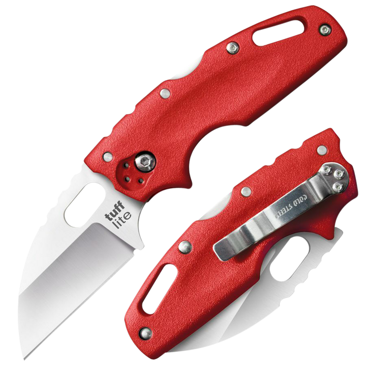 Cold Steel Tuff Lite, Cold Cs-20ltr    Tuff Lite Plain Edge  Red