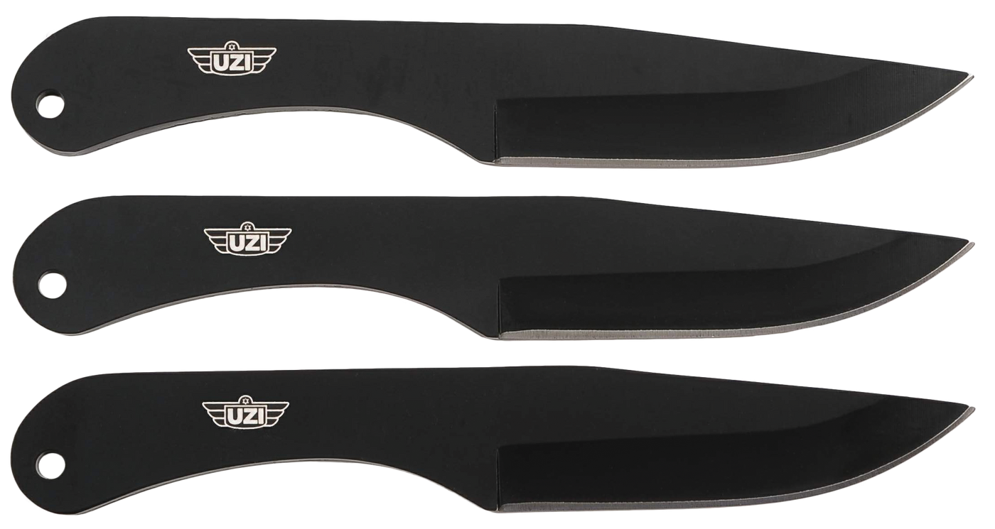 Uzi Accessories Throwing Knives, Camp Uzk-trw-004  Uzi Throwing Knives W/sheath 3pk