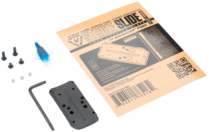 Strike Strike, Si P365-rmr           P365 Mrds Adapter Plate