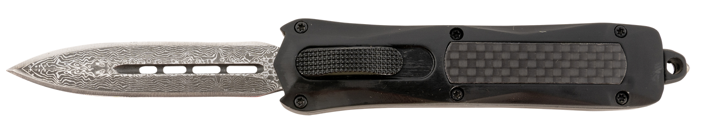Steel River Knives Spartan, Spartan Ma163-b-dd Mini Dagger Otf Blk Grp Damscus