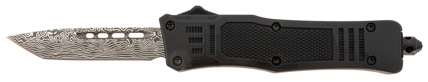Steel River Knives Spartan, Spartan Mt616-b-dt  Mini Tanto Damascus Etched Bld