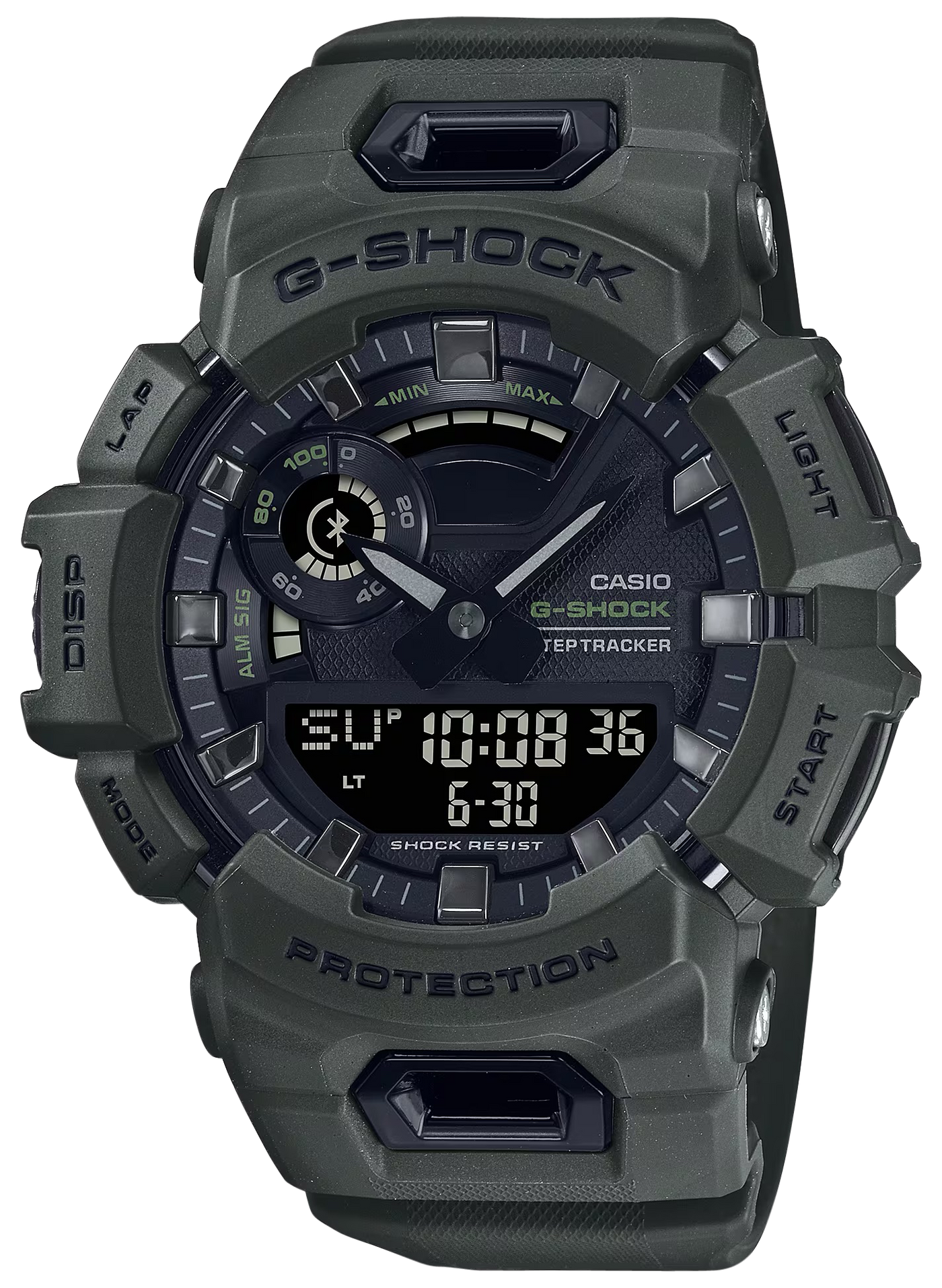 G-shock/vlc Distribution G-shock, Gshock Gba900uu3a  Tactical Move Step Tracker  Grn