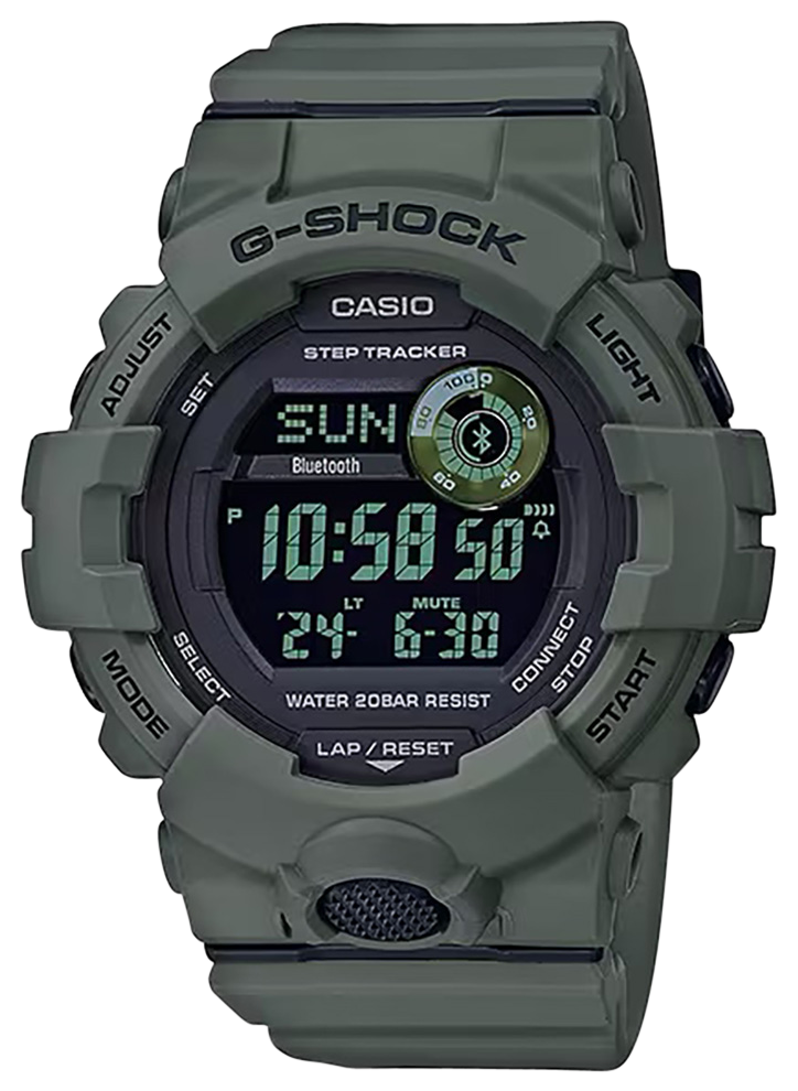 G-shock/vlc Distribution G-shock, Gshock Gbd800uc3   Tactical Move Power Trnr    Grn