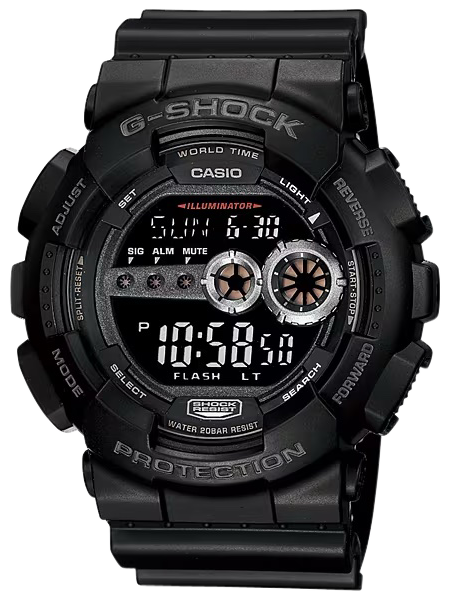 G-shock/vlc Distribution G-shock, Gshock Gd1001b     Tactical Digital  Led       Blk