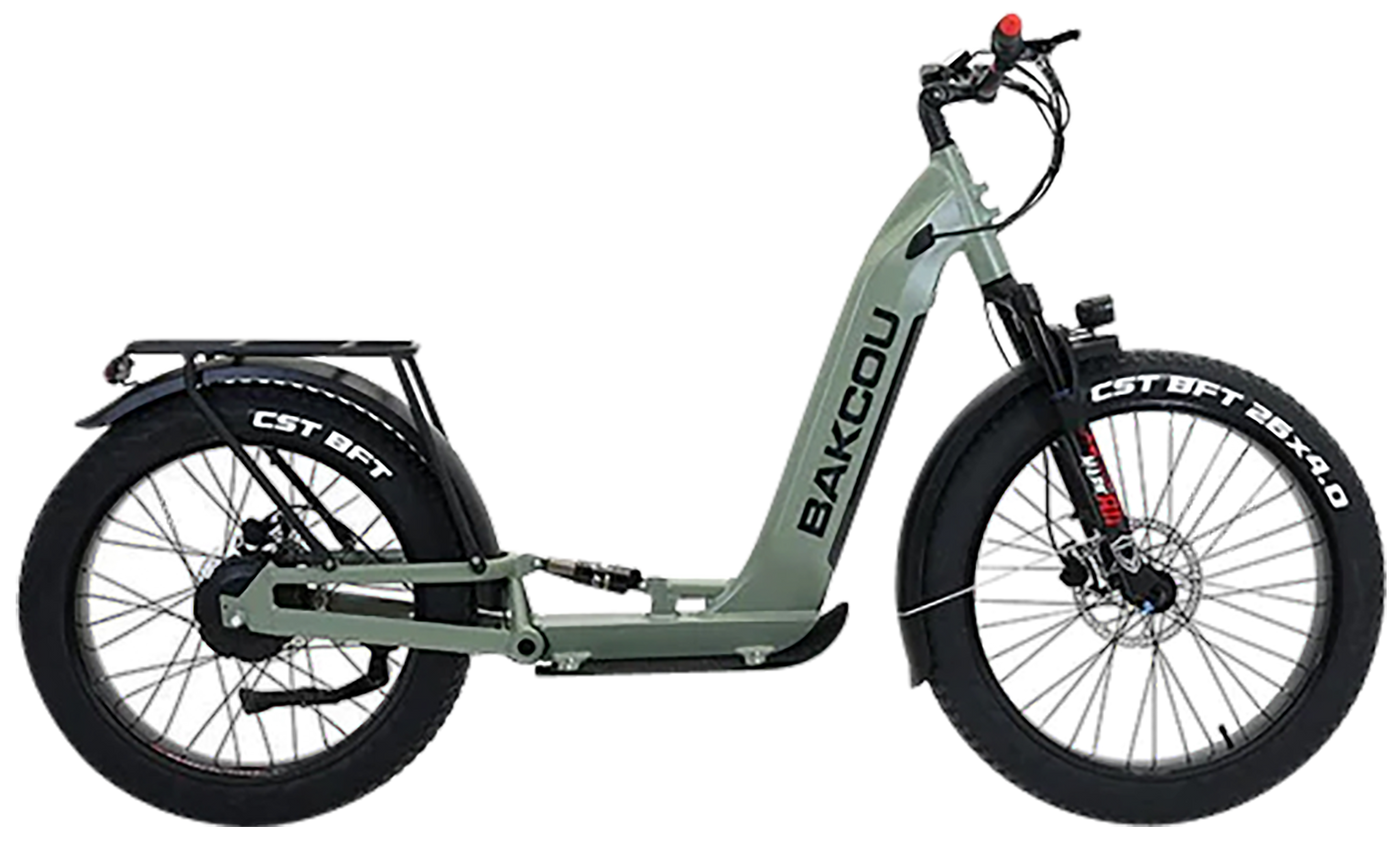Bakcou E-bikes Grizzly, Bakcou S-gzy-sg      Grizzley Scooter 21ah   Sggrn