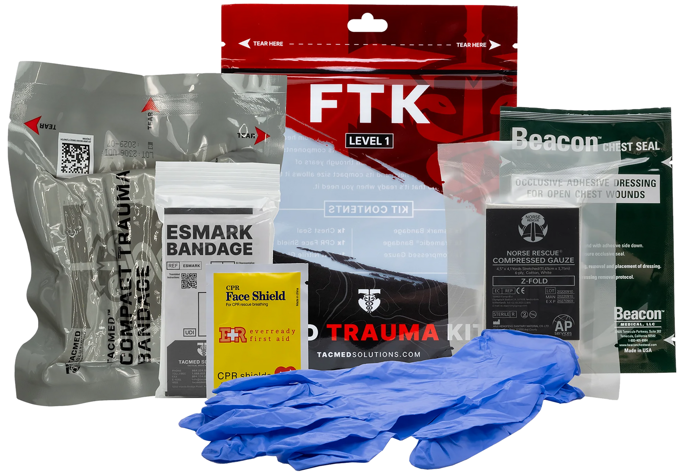 Phalanx Trauma Kit, Tacmed 80-0115  Level 1  Field Trauma Kit