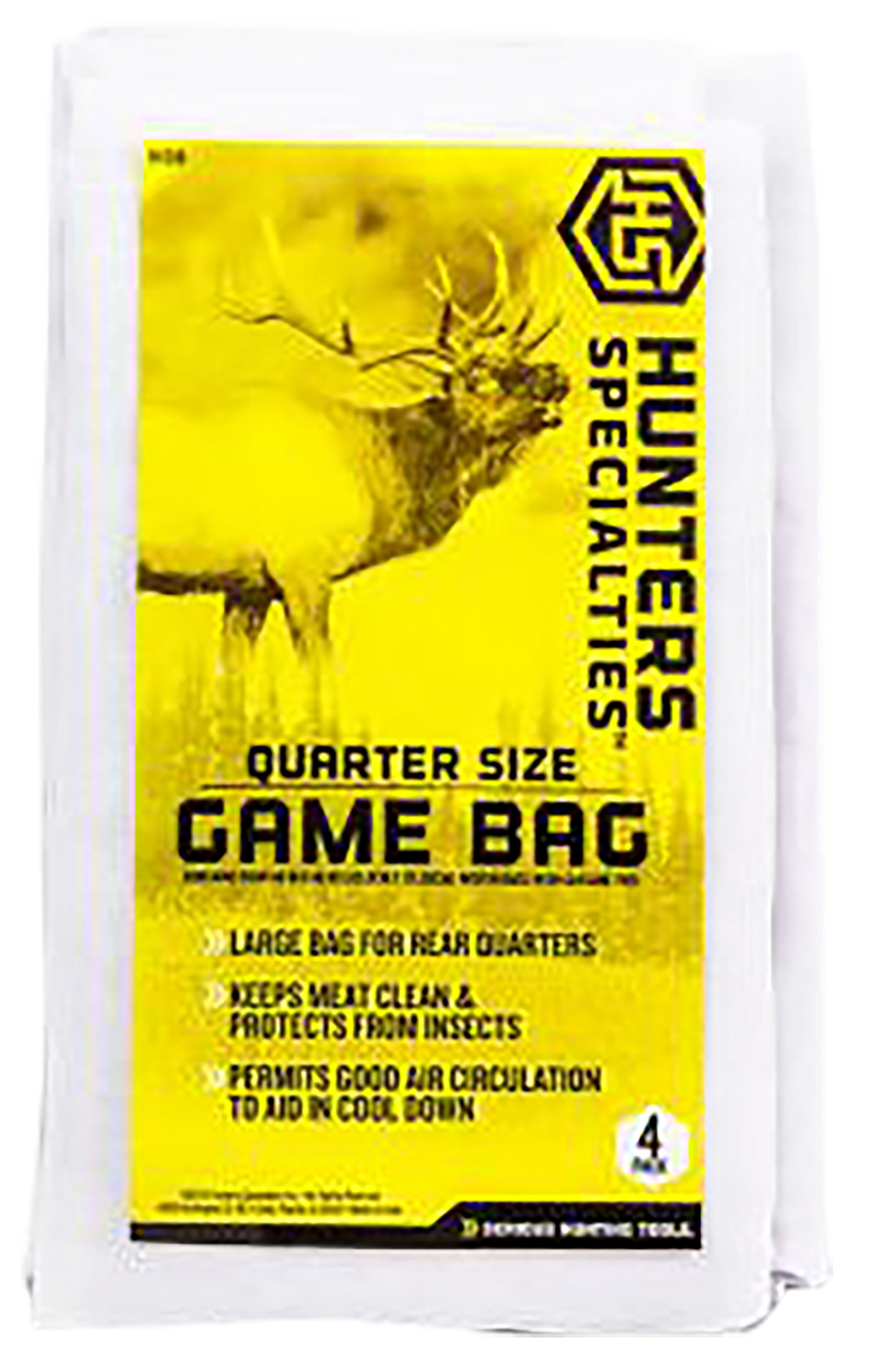 Hunters Specialties Quarter Size, Hs Hs-01238         Quater Size Game Bag 40x48 4pk