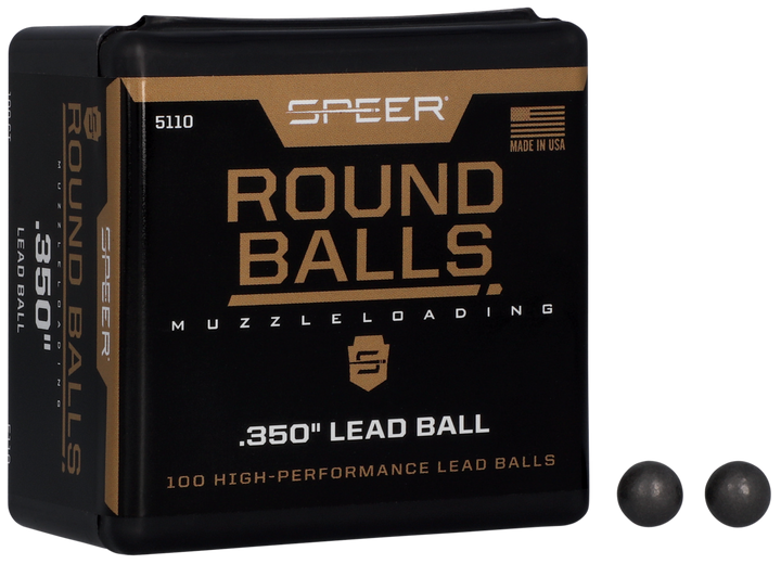 Speer Ammo Lead Balls, Speer 5110      Round Balls .350             100/5