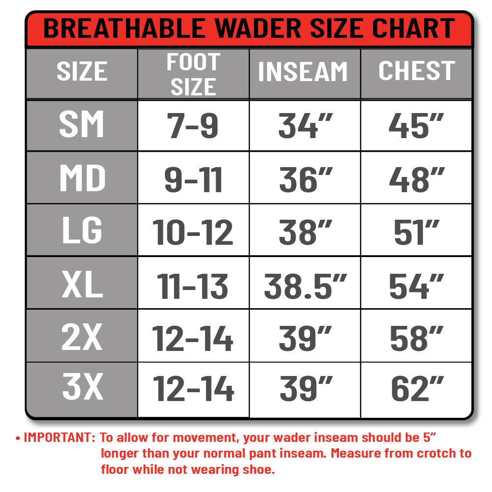 Paramount DEEP EDDY™ Breathable Stockingfoot Chest Wader
