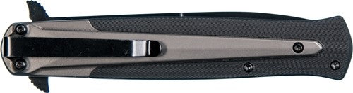 S&w Knife M&p Dagger 4" Blade - Black/fde W/ Pocket Clip