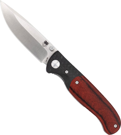 Cobratec Baron Folder 3.25" - Pakkawood/carbon Fiber/ss