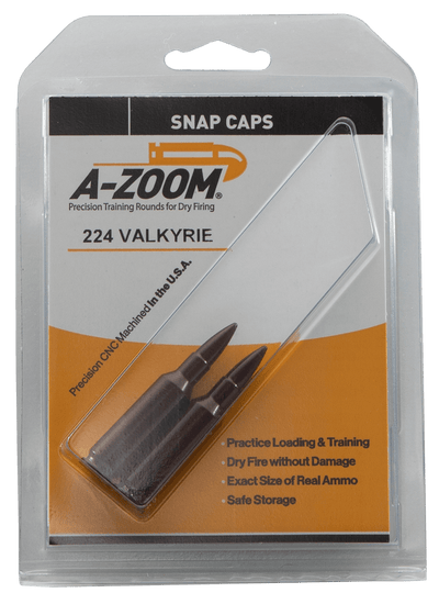 A-Zoom A-zoom Metal Snap Cap - .224 Valkyrie 2-pack! Ammo