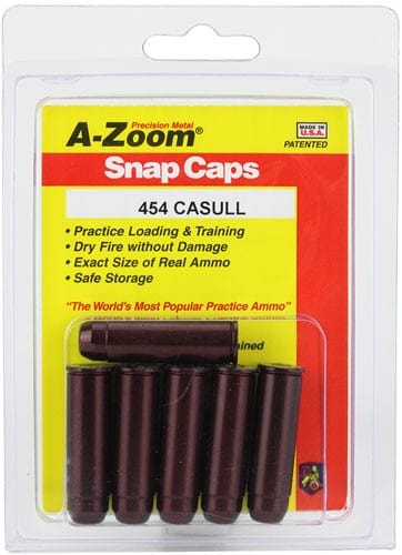 A-Zoom A-zoom Metal Snap Cap - .454 Casull 6-pack Ammo