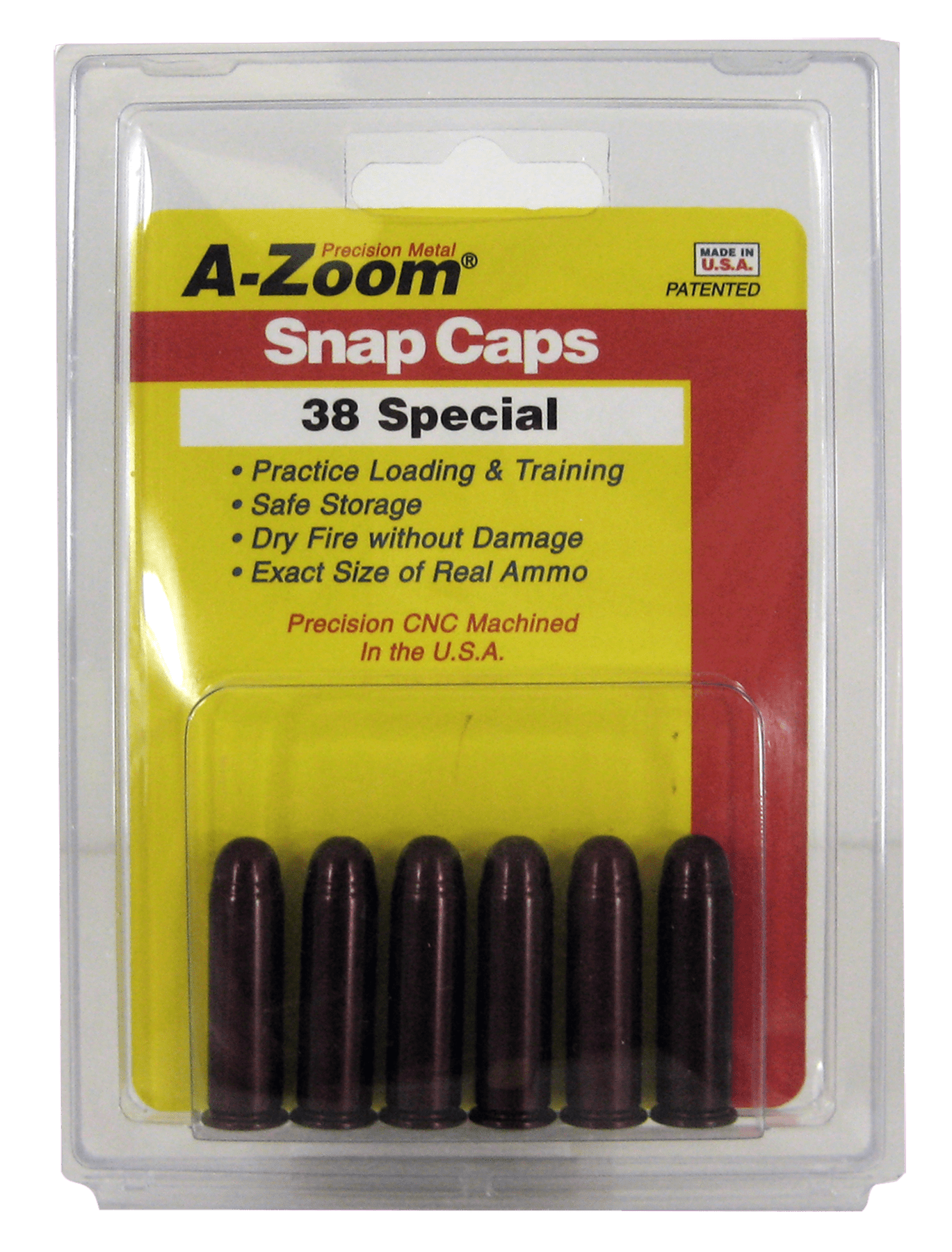 A-Zoom A-zoom Snap Cap 38 Spec 6 Pk Ammo