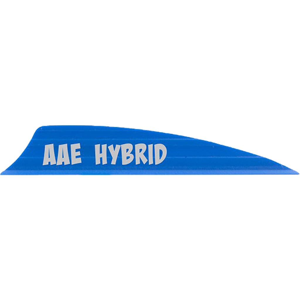Aae Aae Hybrid 1.85 Vanes Blue 1.85 In. Shield Cut 100 Pk. Fletching Tools and Materials