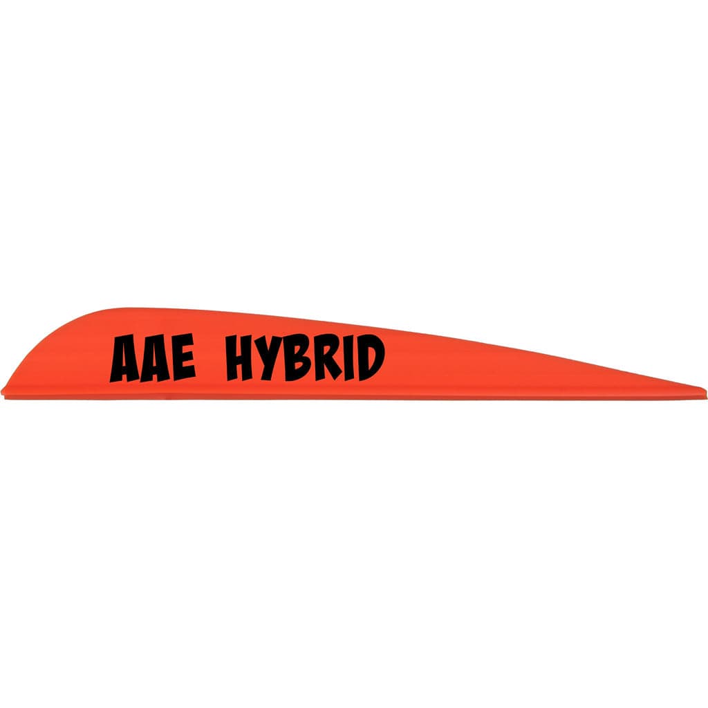 Aae Aae Hybrid 40 Vanes Fire Orange 3.8 In. 100 Pk. Fletching Tools and Materials