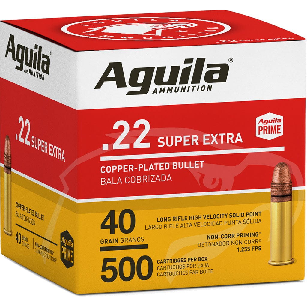 Aguila Aguila Standard High Velocity Rimfire Ammo 22 Lr. 40 Gr. Hv Sp 500 Rd. Ammo