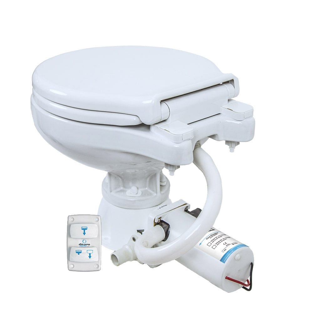 Albin Pump Marine Albin Pump Marine Toilet Silent Electric Compact - 12V Marine Plumbing & Ventilation