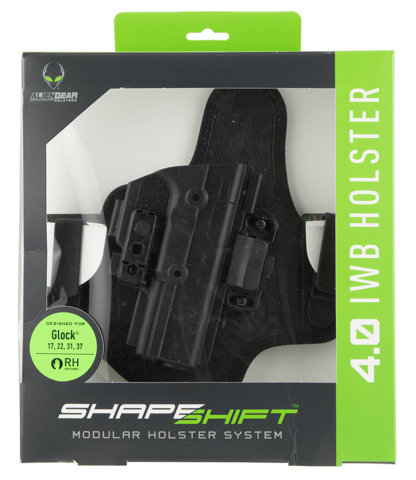 ALIEN GEAR HOLSTERS Alien Gear Holsters Shapeshift, Agh Ssiw-0771-rh-xxx  Shape Shift 4.0 Iwb Lc9s Firearm Accessories