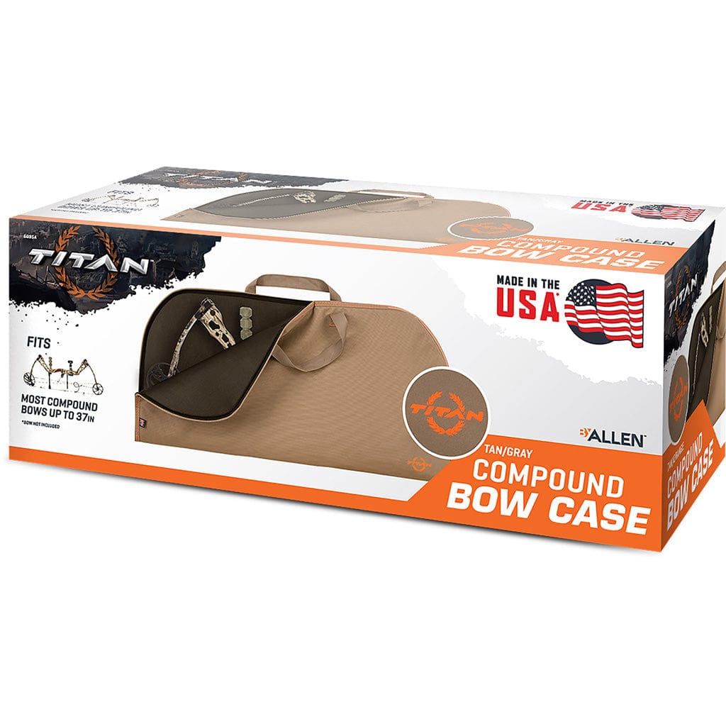 Allen Allen Titan Boxed Bow Case Tan Gun Storage