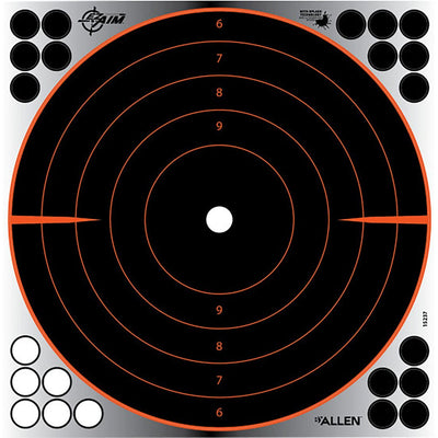 Allen Ezaim Reflective Bullseye Adhesive Target 12x12 4 Pk. Targets