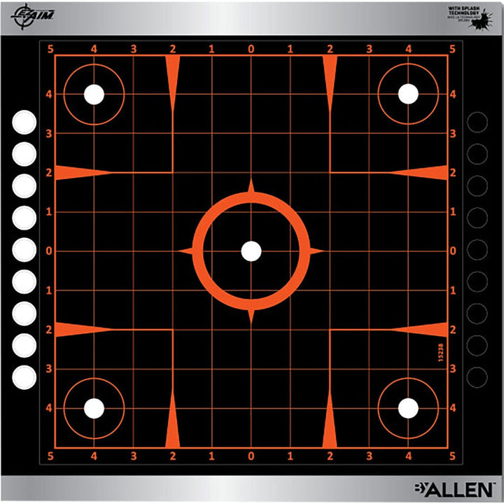 Allen Ezaim Sight-in Grid Adhesive Target 12x12 4 Pk. Shooting Gear and Acc