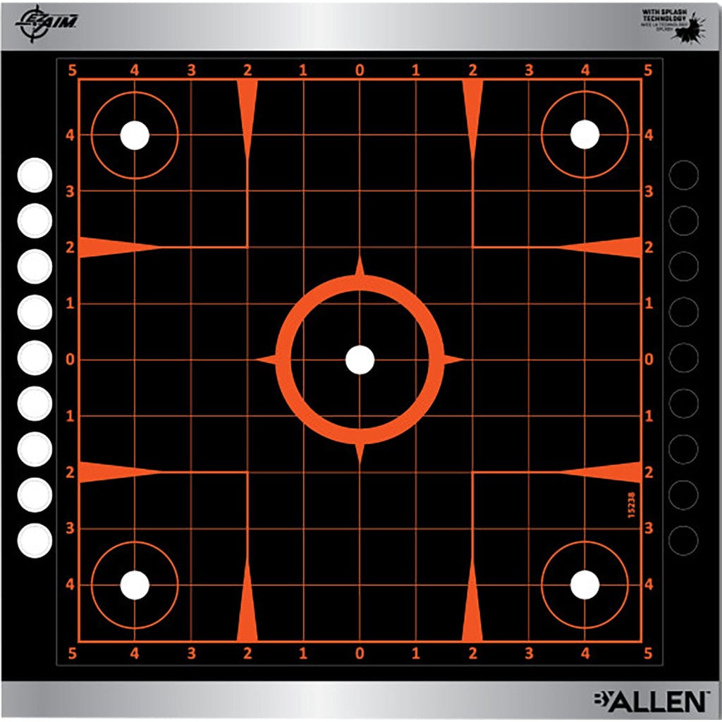 Allen Ezaim Sight-in Grid Adhesive Target 12x12 4 Pk. Shooting Gear and Acc