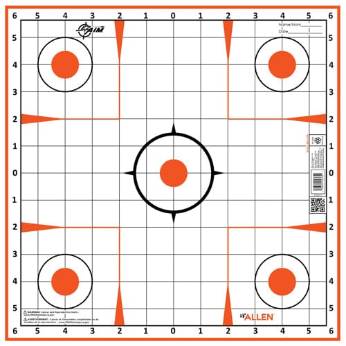Allen Ezaim Sight-in Grid Paper Targets 12x12 12 Pk. Targets And Traps