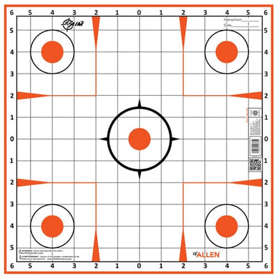 Allen Ezaim Sight-in Grid Paper Targets 12x12 12 Pk. Targets And Traps