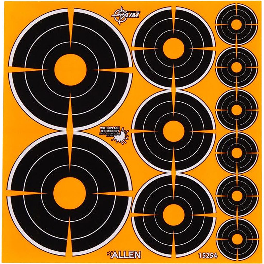 Allen Ezaim Splash Bullseye Adhesive Targets Variety Pack 12 Pk. Targets
