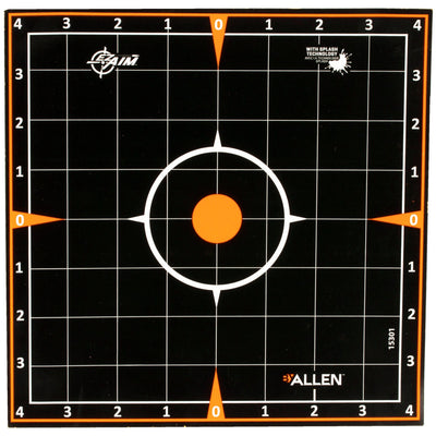 Allen Ezaim Splash Sight-in Grid Adhesive Targets 8x8 6 Pk. Targets
