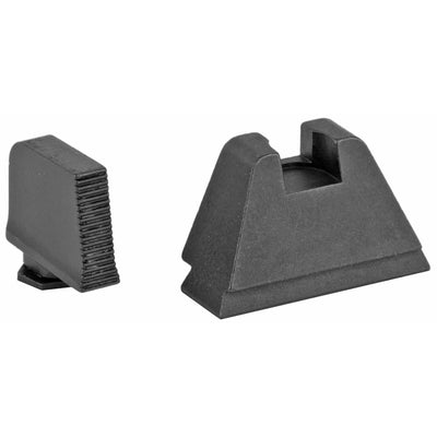 AmeriGlo Ameriglo 3xl Tall Black Serrtd - .365 Front/black .451rear Glck Firearm Accessories