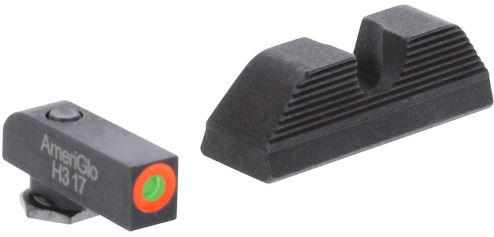 AmeriGlo Ameriglo Uc Set, Amer Gl5353  Uc Set Glk G5 17/19/26  Grn/org/blk Firearm Accessories