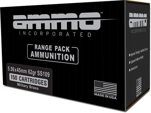 AMMO INC Ammo Inc 5.56x45mm 62gr. Fmj - 20rd 25bx/cs Ammo