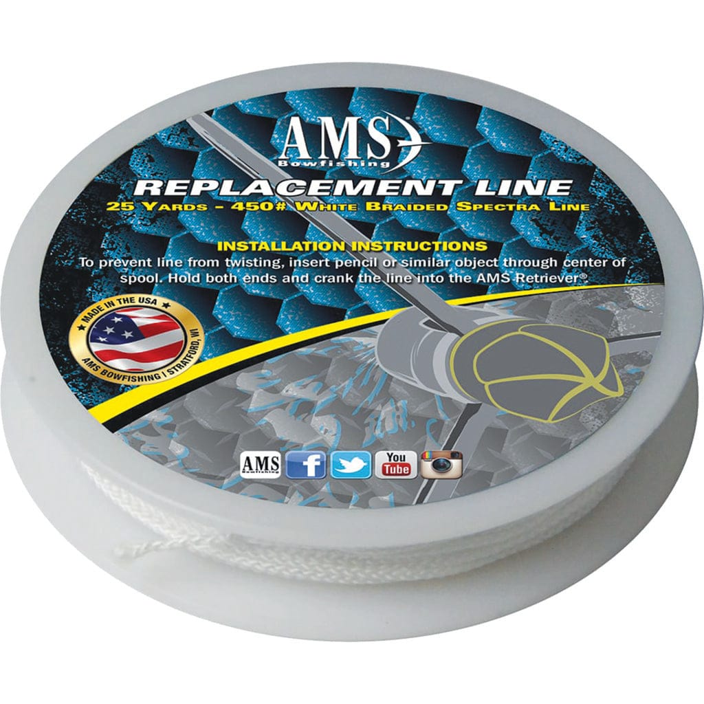 Ams Ams Spectra Line White 25 Yds. Bowfishing