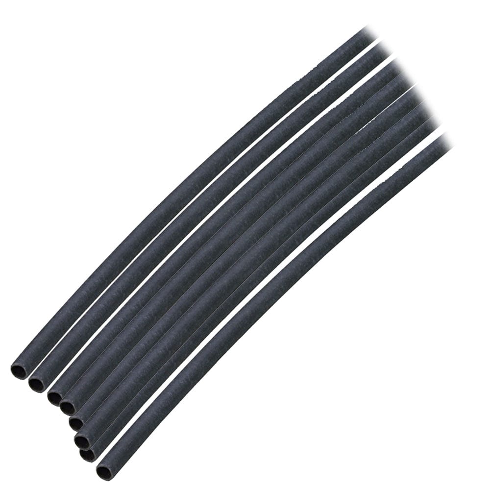 Ancor Ancor Adhesive Lined Heat Shrink Tubing (ALT) - 1/8" x 12" - 10-Pack - Black Electrical