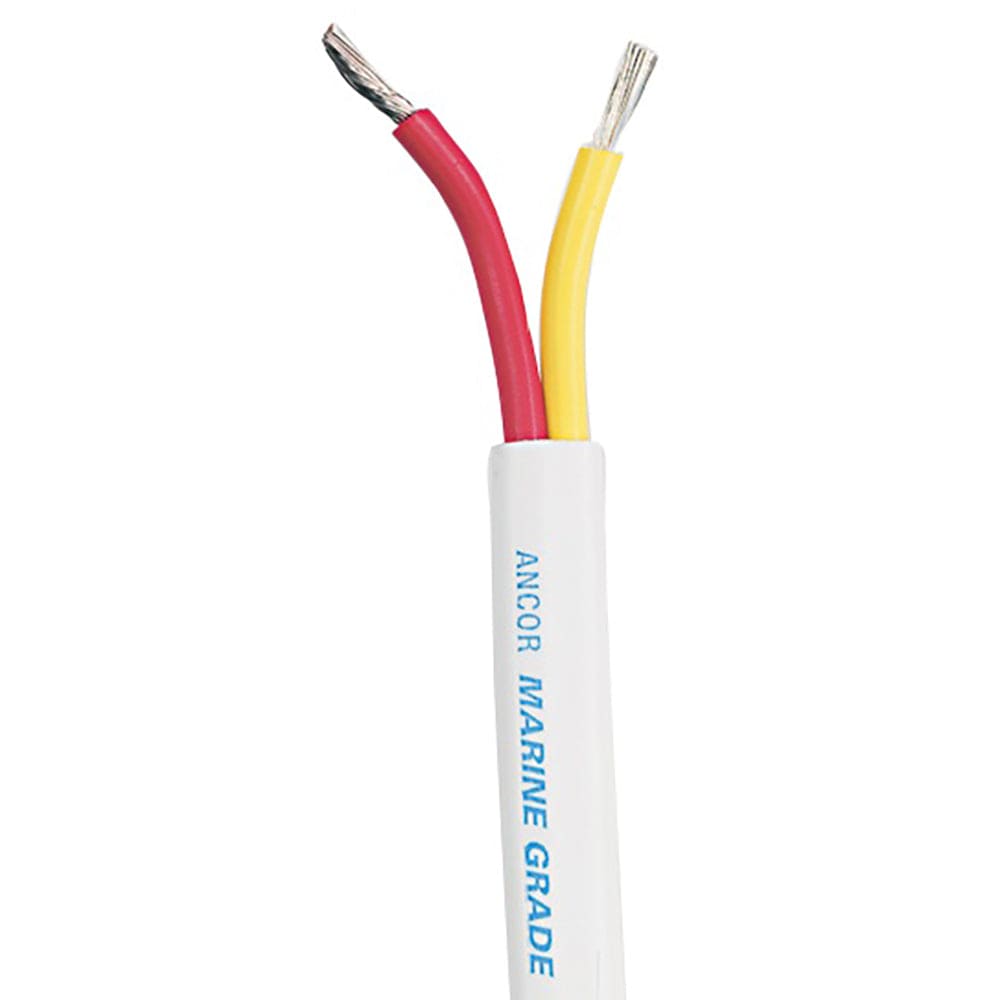 Ancor Ancor Safety Duplex Cable - 8/2 AWG - Red/Yellow - Flat - 100' Electrical