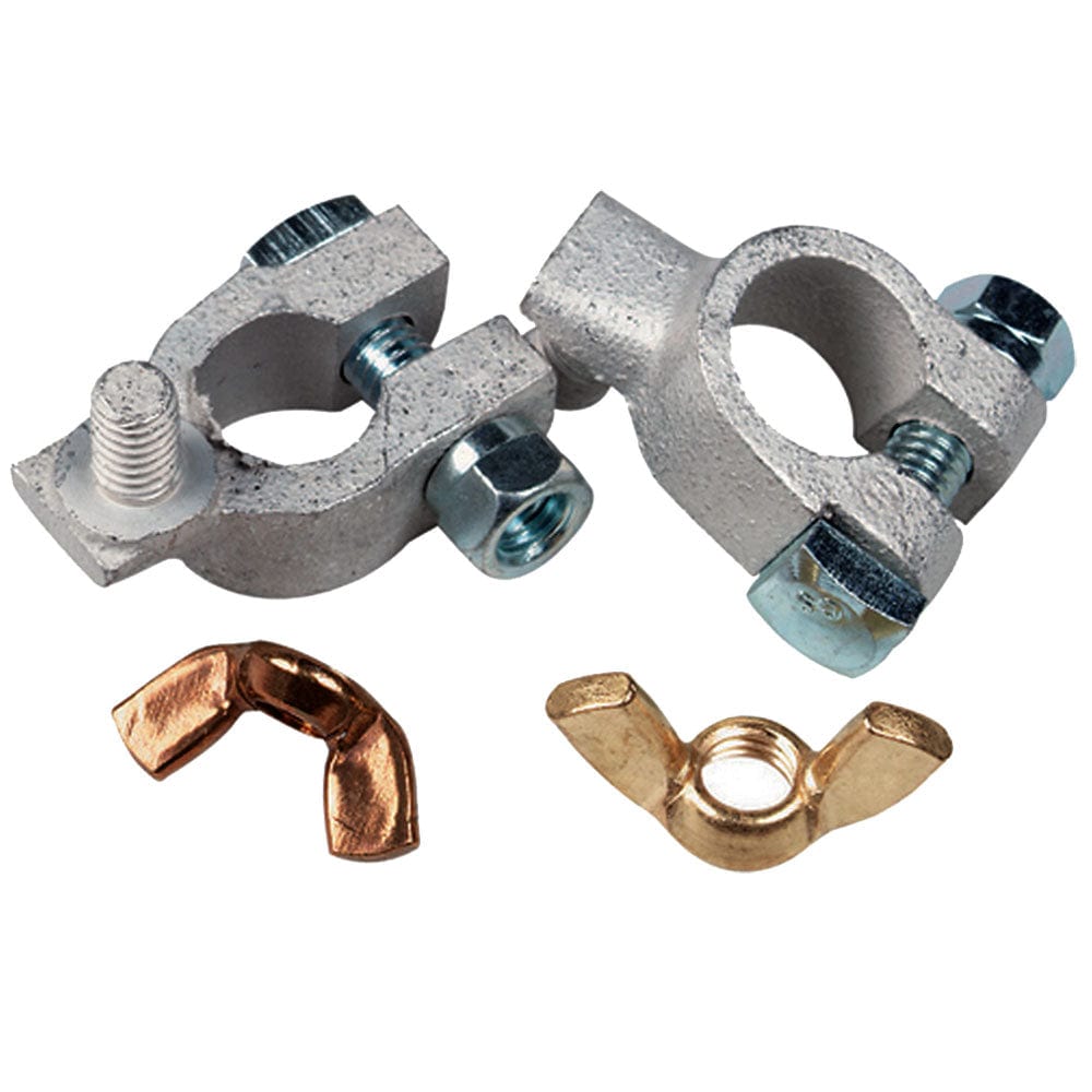 Ancor Ancor Tinned Battery Terminal - 5/16" & 3/8" Stud - Positive & Negative Combo Electrical