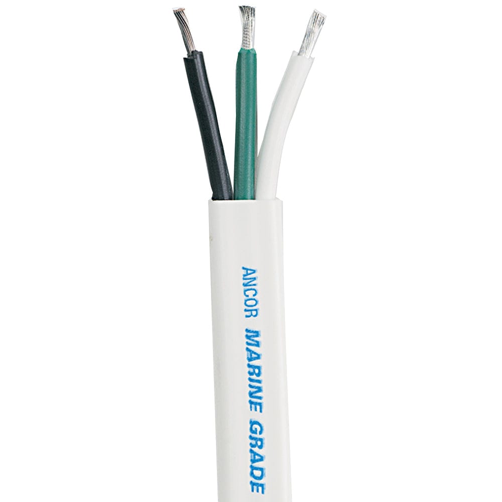 Ancor Ancor White Triplex Cable - 10/3 AWG - Flat - 300' Electrical