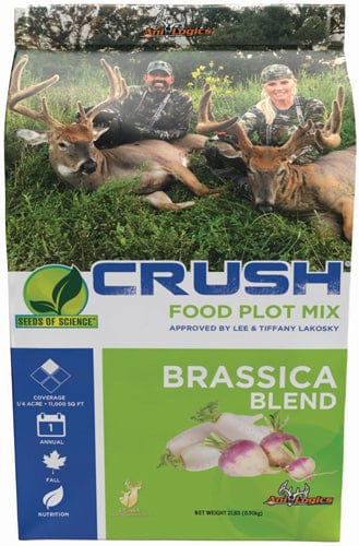 Ani-Logics Outdoors Anilogics Crush Pro Brassica Blend Food Plot Seed 2 Lbs. Mineral/seed