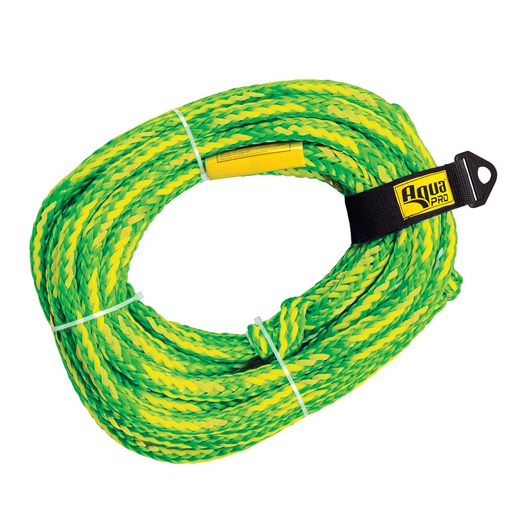 Aqua Leisure Aqua Leisure 6-Person Floating Tow Rope - 6,100lb Tensile - Green Watersports