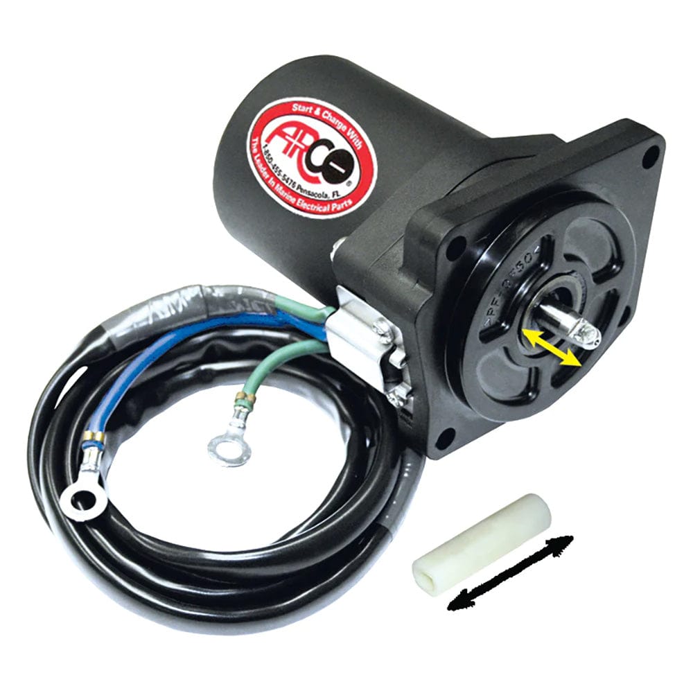 ARCO Marine ARCO Marine Replacement Outboard Tilt Trim Motor - Yamaha-4 Bolt, 5/8" Flat Blade Shaft Boat Outfitting
