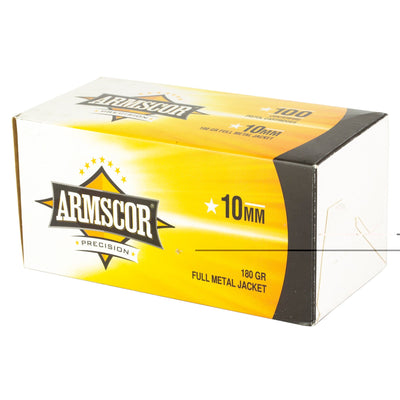 Armscor Armscor 10mm 180gr Fmj 100/1200 Ammunition