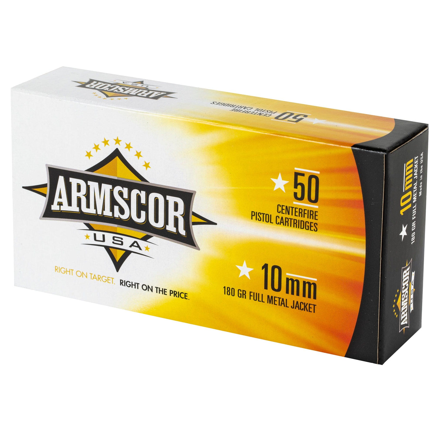Armscor Armscor 10mm 180gr Fmj 50/1000 Ammunition
