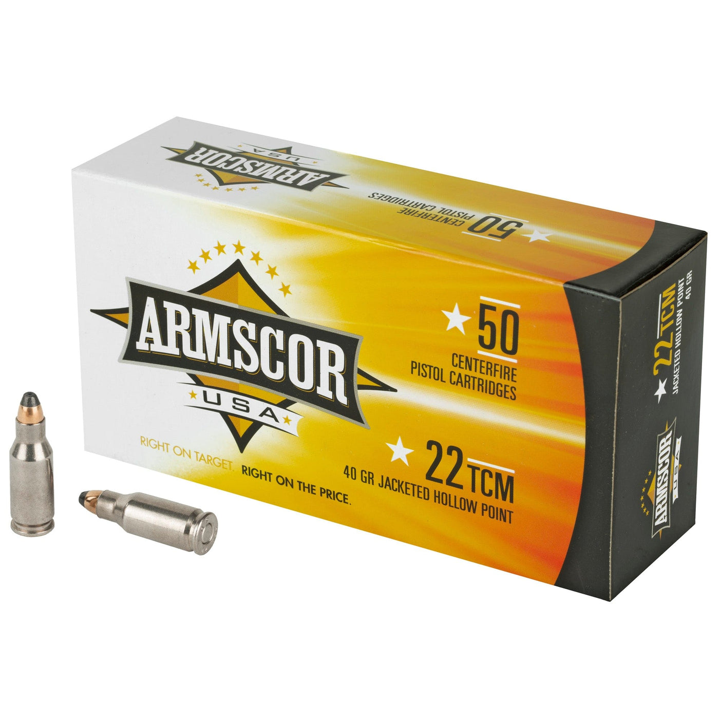 Armscor Armscor 22tcm 40gr Jhp 50/1000 Ammunition